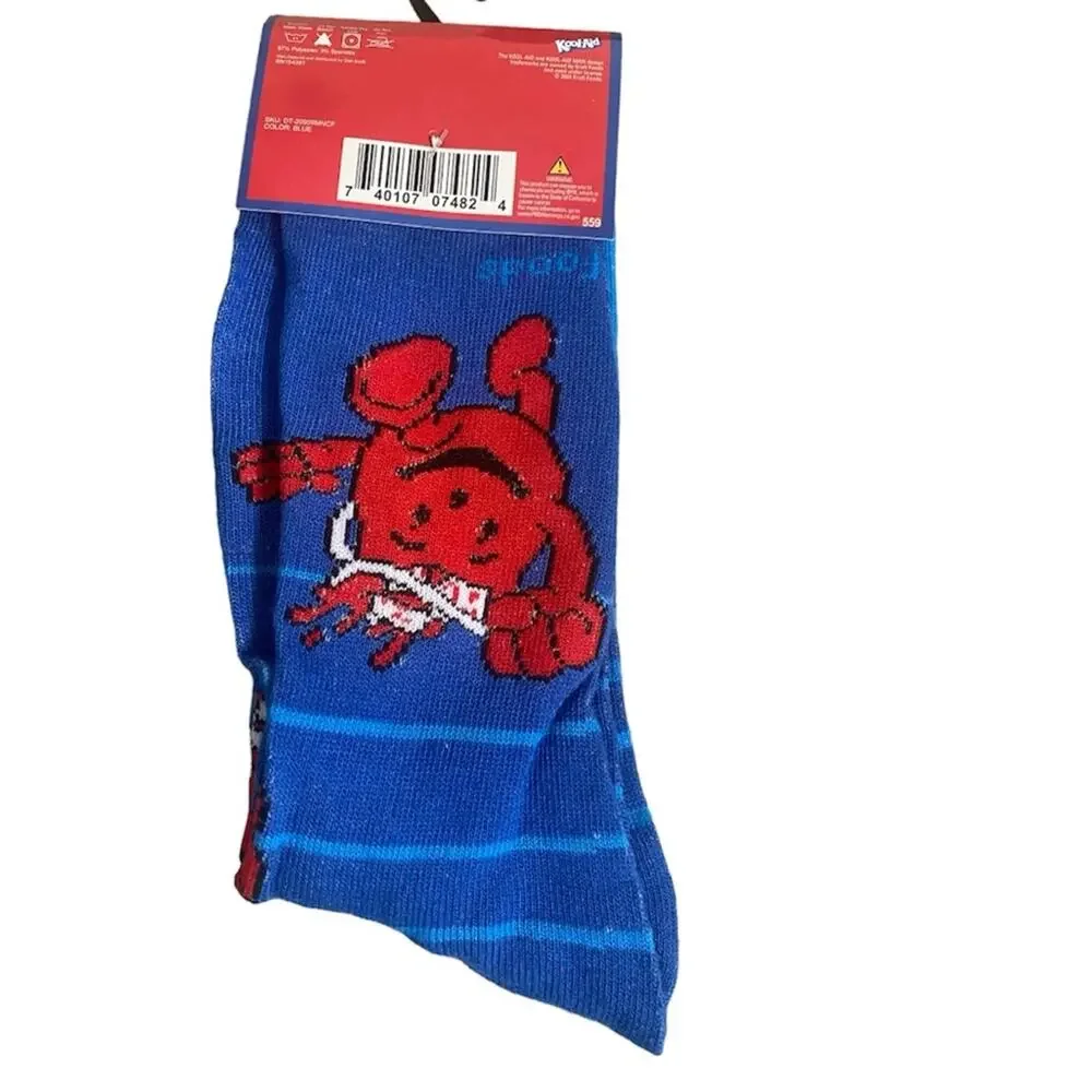 Kool Aid Guy Novelty Crew Socks